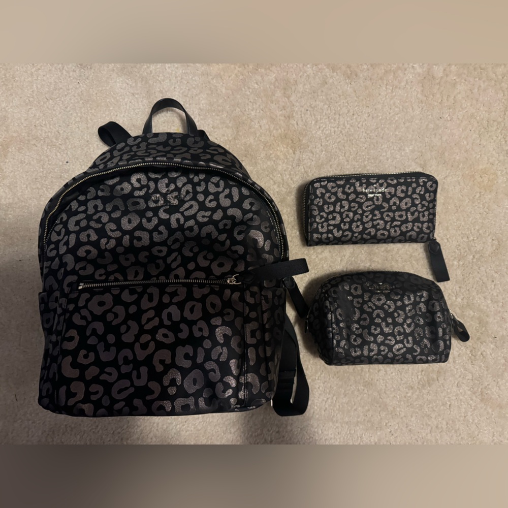 Like New Kate Spade Chelsea Backpack Bundle